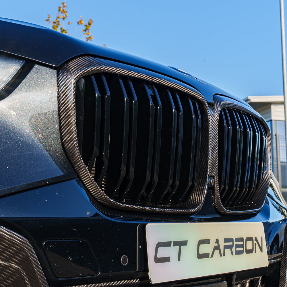 BMW X5 G05/F95 X5M 2019-2022 PRE LCI DOUBLE SLAT PRE-PREG CARBON FIBRE GRILLE