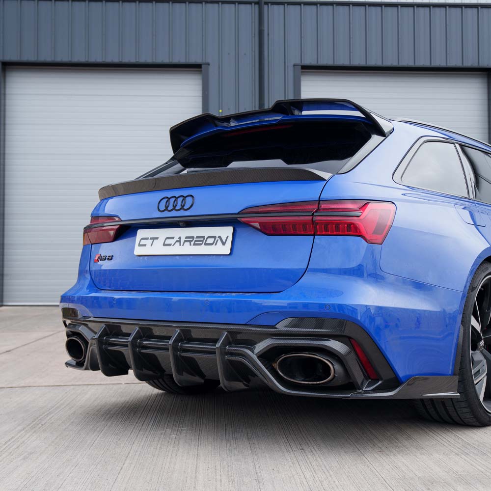 AUDI RS6 C8 2019+ FULL CARBON FIBRE REAR END KIT - CT DESIGN