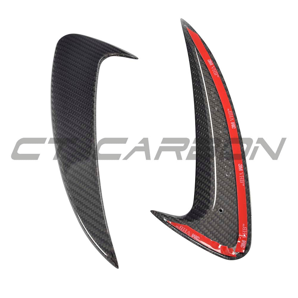 MERCEDES E-CLASS 2016-2018 CARBON FIBRE REAR BUMPER VENTS