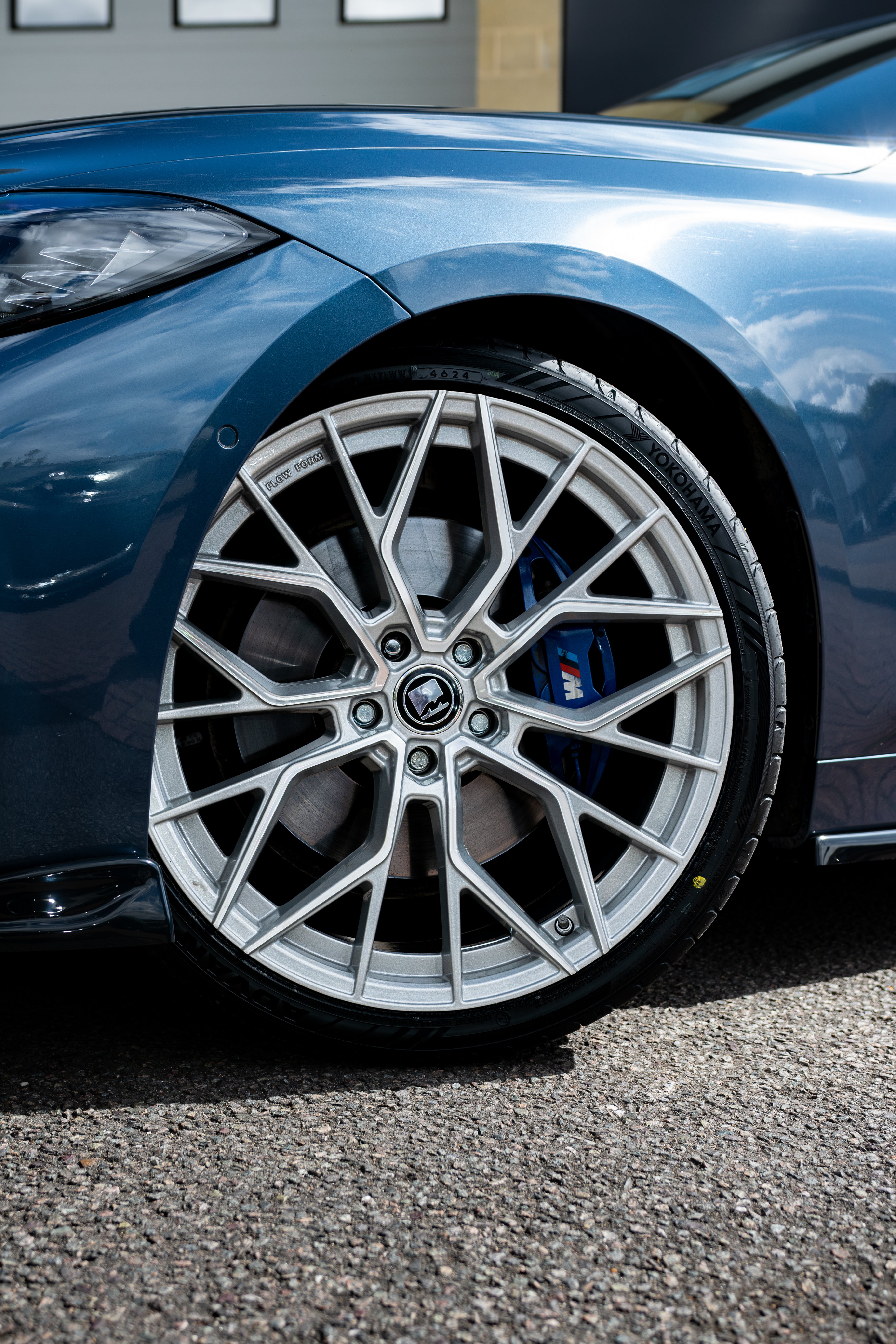 BMW 4 series G22/G23/G26 M-W3 20" Silver Polished Motech Wheel