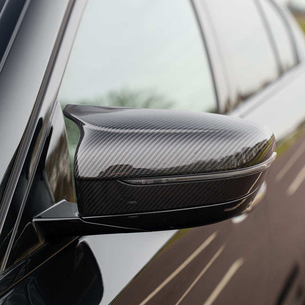 BMW F90 M5 2018-2023 PRE-PREG CARBON FIBRE MIRRORS (RHD ONLY)