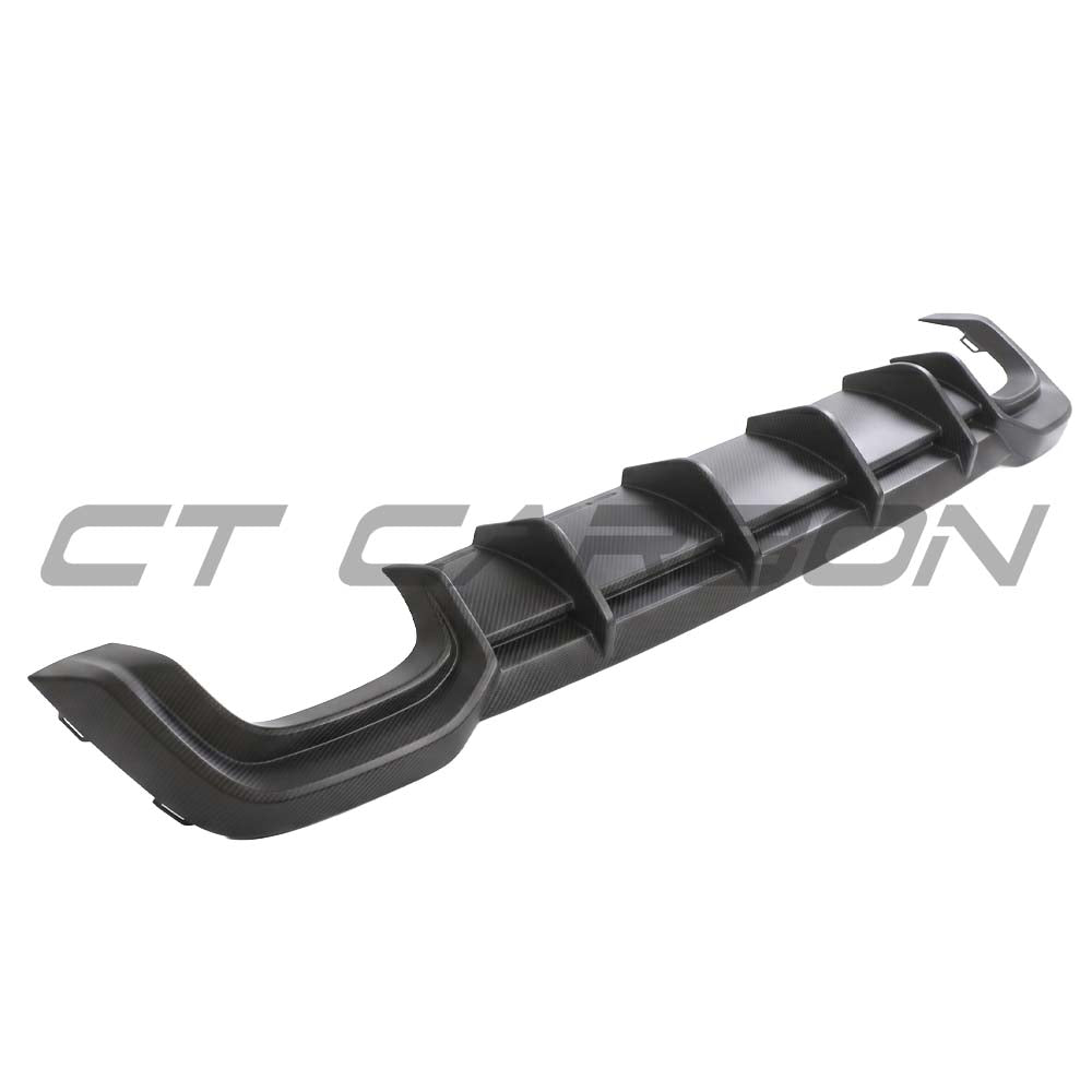 AUDI RS6/RS7 C8 2019+ MATTE CARBON FIBRE DIFFUSER - CT DESIGN