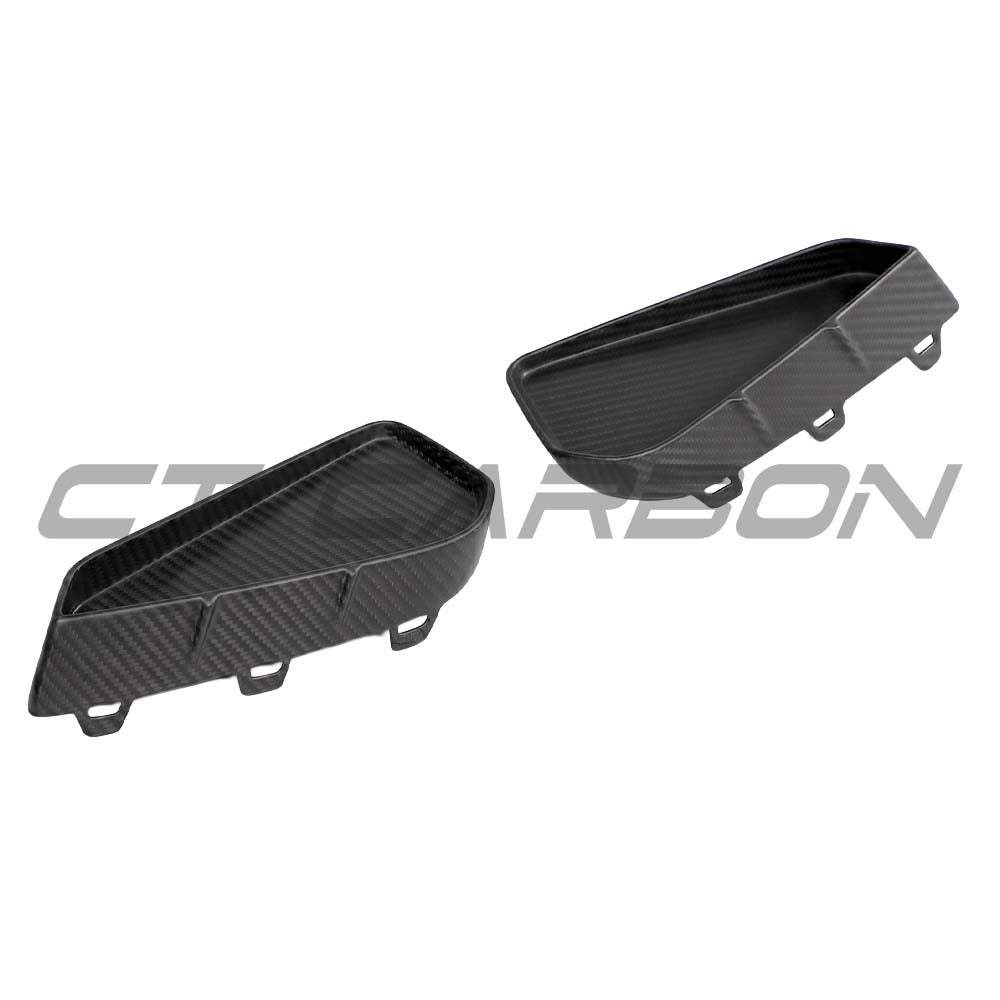 AUDI RS3 8Y 2025+ MATTE CARBON FIBRE REAR REFLECTOR DELETE - CT DESIGN