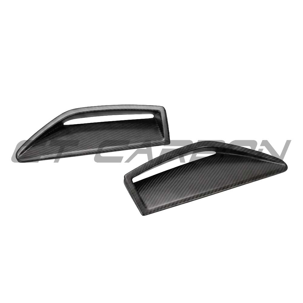AUDI RS6/RS7 C8 2019+ AVANT MATTE CARBON FIBRE FRONT BUMPER VENT TRIM
