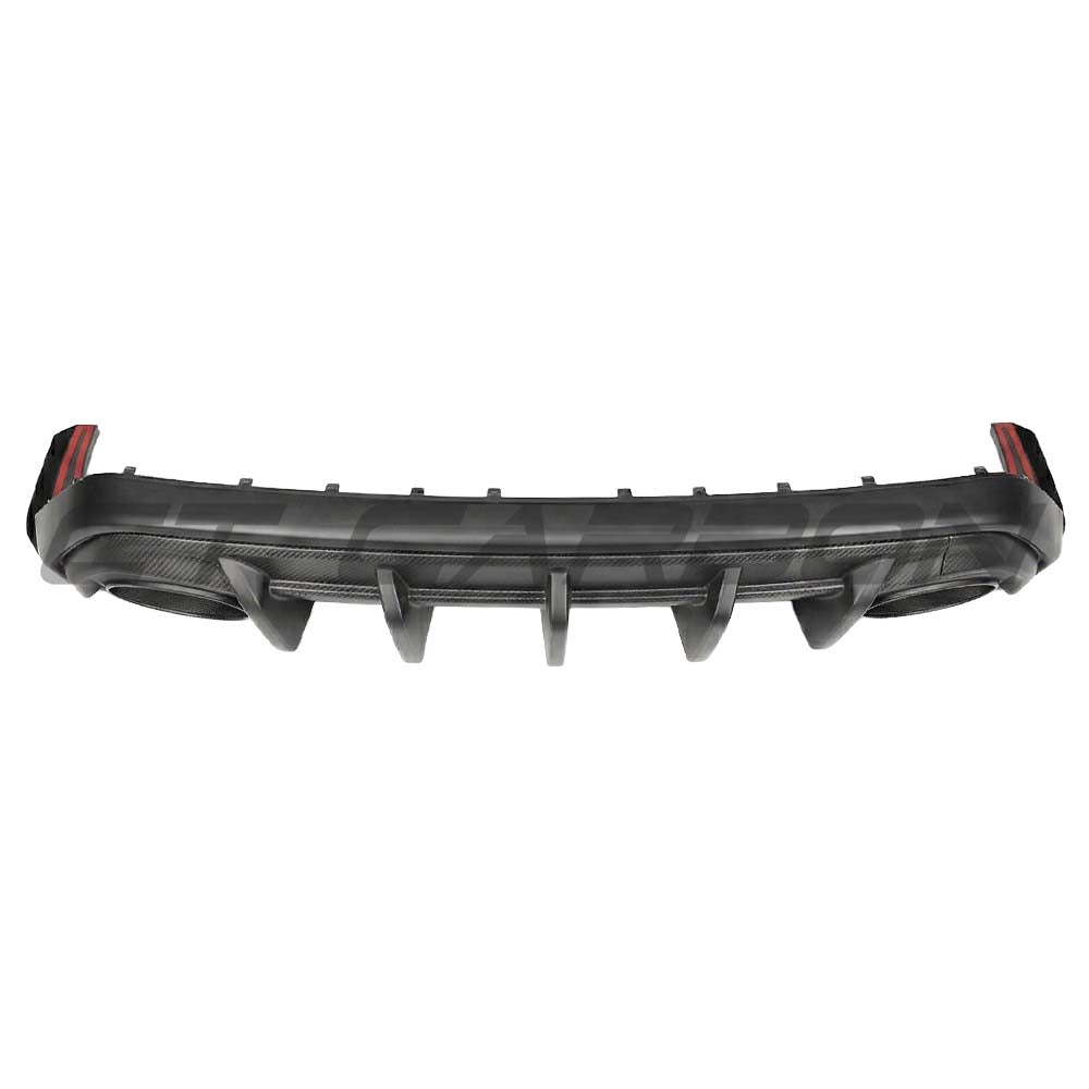 AUDI RS3 8Y 2025+ SALOON MATTE CARBON FIBRE DIFFUSER - V1 - CT DESIGN