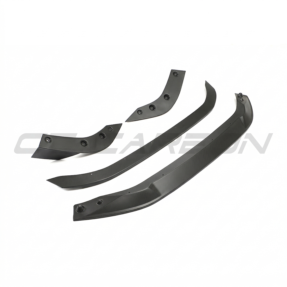 AUDI RS3 8Y 2022-2024 MATTE CARBON FIBRE SPLITTER - CT DESIGN