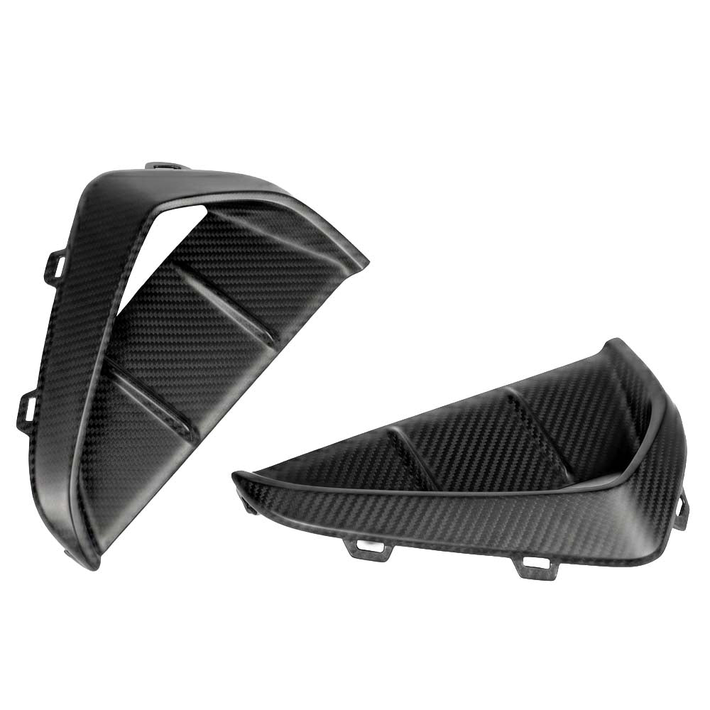 AUDI RS3 8Y 2025+ MATTE CARBON FIBRE FRONT BUMPER VENTS- CT DESIGN