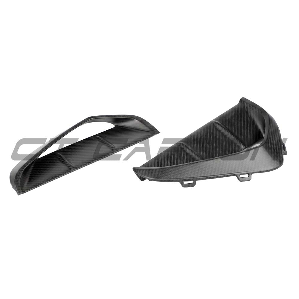 AUDI RS3 8Y 2025+ MATTE CARBON FIBRE FRONT BUMPER VENTS- CT DESIGN