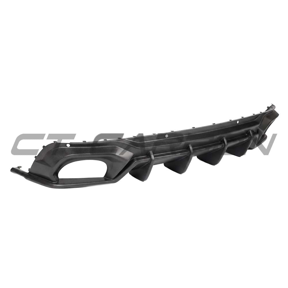 AUDI RSQ8 2025+ FACELIFT MATTE CARBON FIBRE DIFFUSER - CT DESIGN