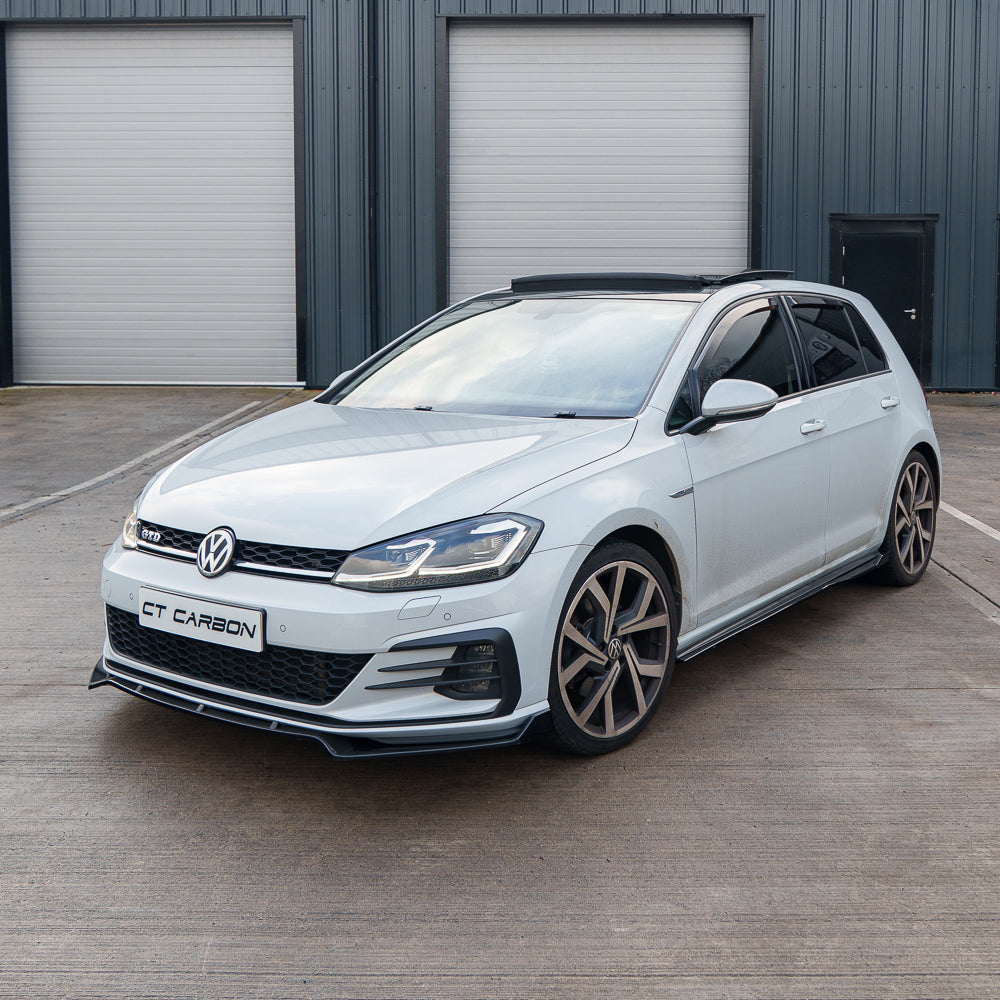 VOLKSWAGEN GOLF R/GTD/GTI MK7/7.5 2014-2020 GLOSS BLACK SPLITTER