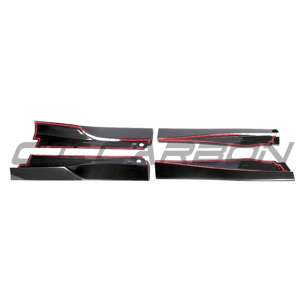 MCLAREN 750S 2023+ CARBON FIBRE SIDE SKIRTS - CT DESIGN