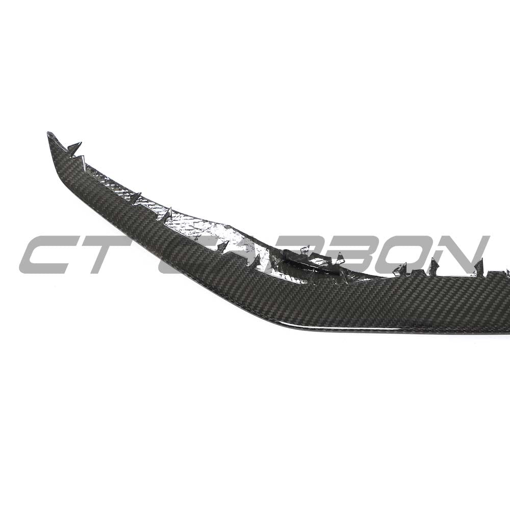 MERCEDES C-CLASS & C43 2020-2021 FACELIFT DRY CARBON FIBRE SPLITTER - V4