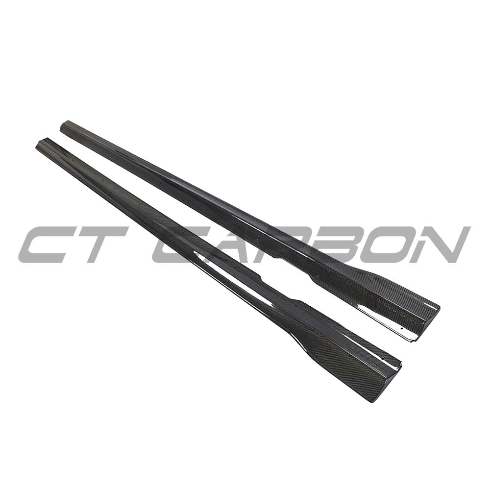 MERCEDES E-CLASS W213/S213 AMG (E43/E53/E63) 2016-2023 CARBON FIBRE SIDE SKIRTS