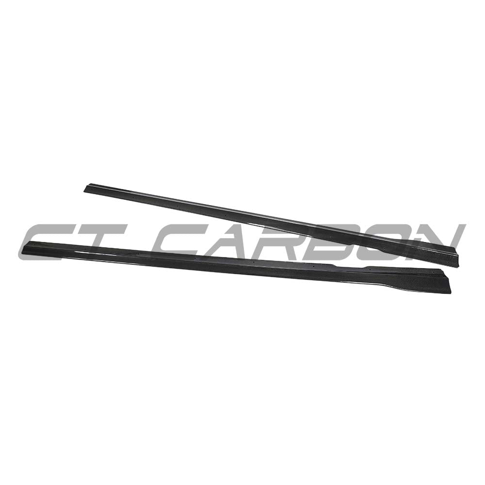 MERCEDES E-CLASS W213/S213 AMG (E43/E53/E63) 2016-2023 CARBON FIBRE SIDE SKIRTS
