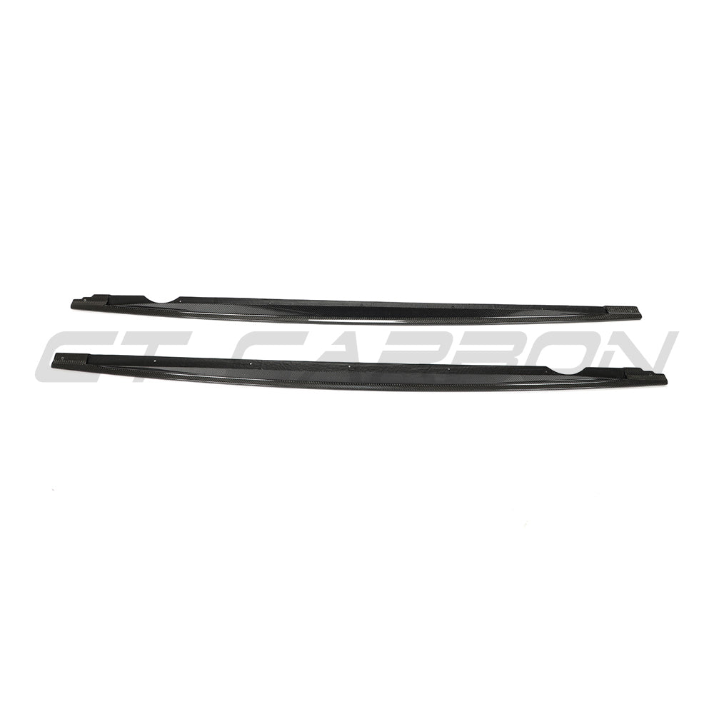 VW GOLF MK8/MK8.5 R 2020+ CARBON FIBRE SIDE SKIRTS - V2