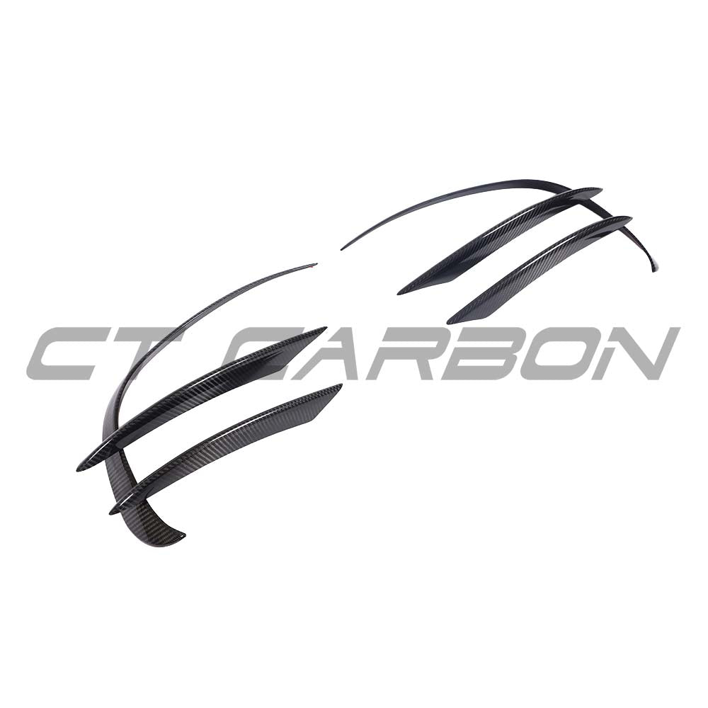 MERCEDES C-CLASS C205/W205/A205 2019-2020 CARBON FIBRE CANARDS