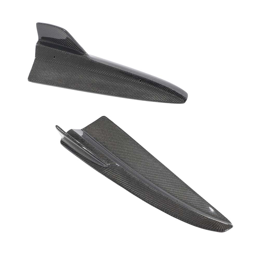 MERCEDES W205 C-CLASS & C63 2015-2018 CARBON FIBRE SPLITTER CORNERS