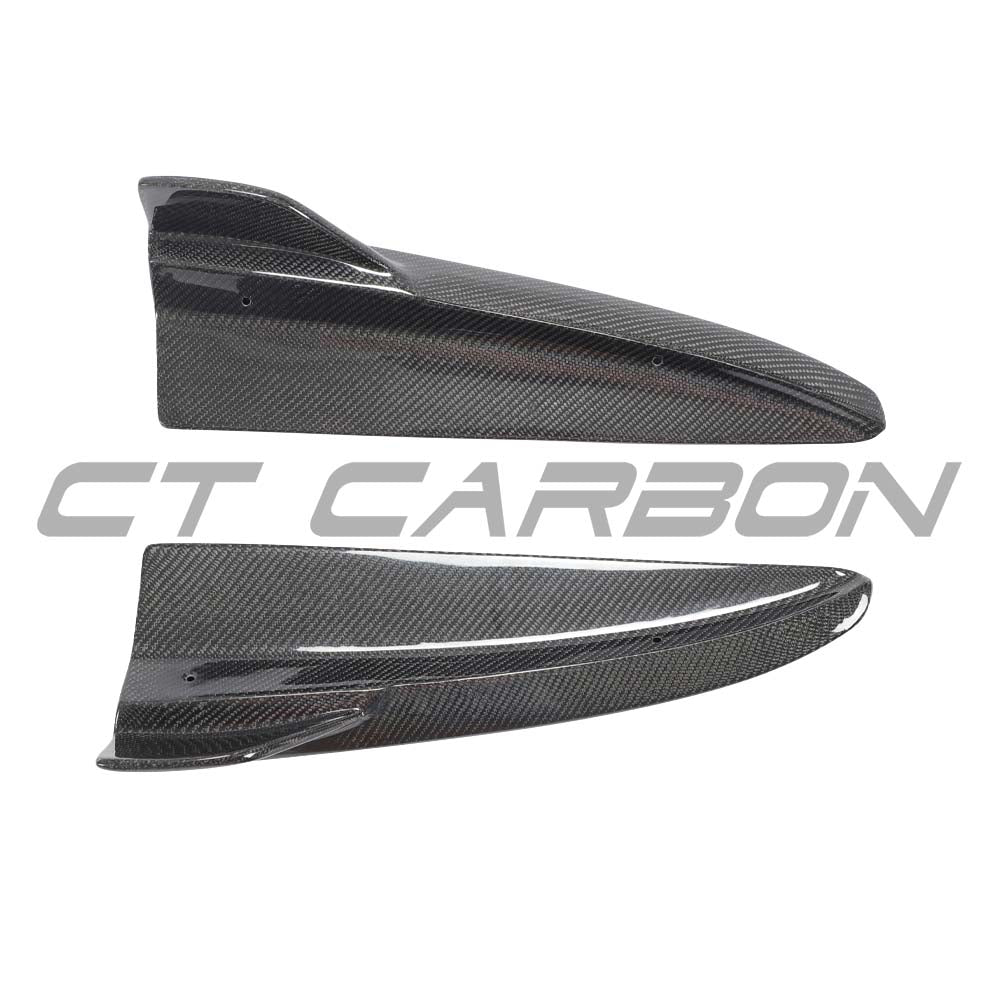 MERCEDES W205 C-CLASS & C63 2015-2018 CARBON FIBRE SPLITTER CORNERS