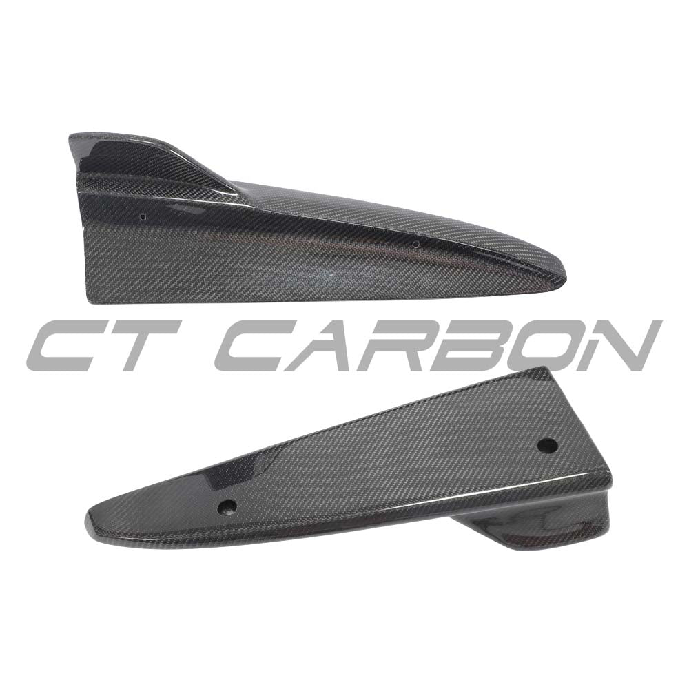 MERCEDES W205 C-CLASS & C63 2015-2018 CARBON FIBRE SPLITTER CORNERS