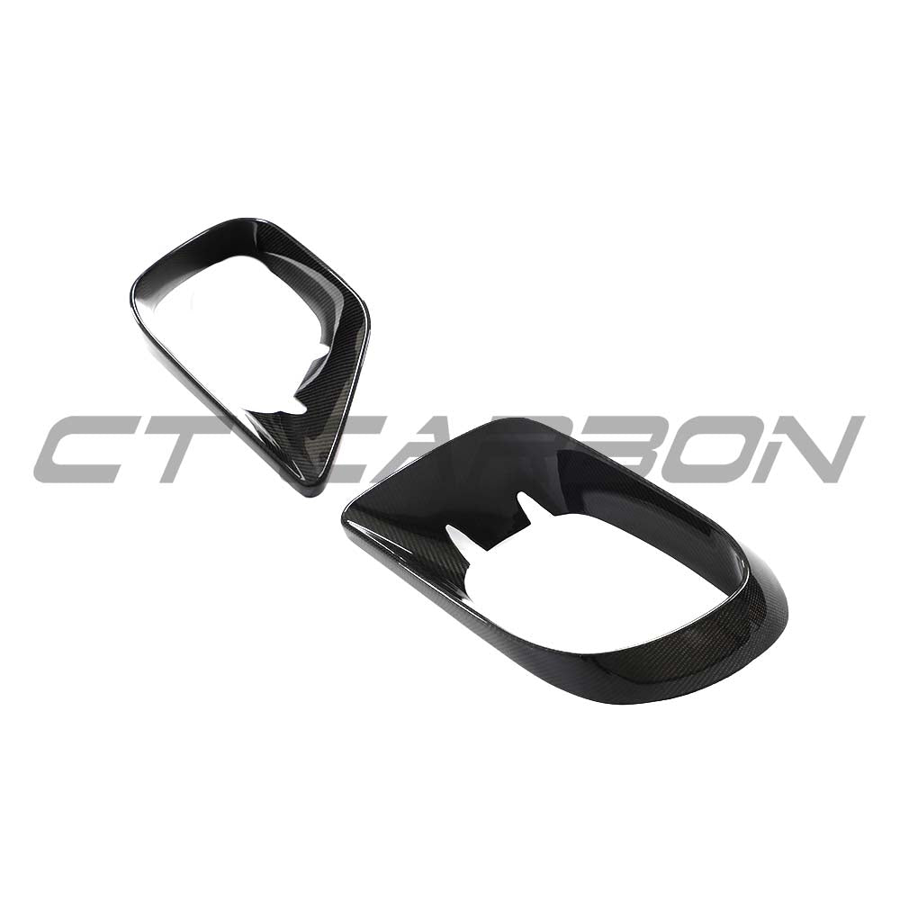 MERCEDES E-CLASS 2017-2020 CARBON FIBRE FRONT BUMPER TRIMS