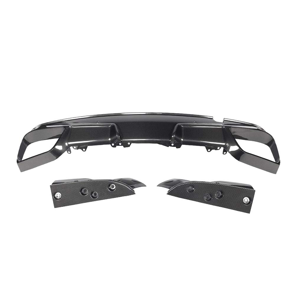BMW F96 X6M 2020-2023 CARBON FIBRE DIFFUSER - V2