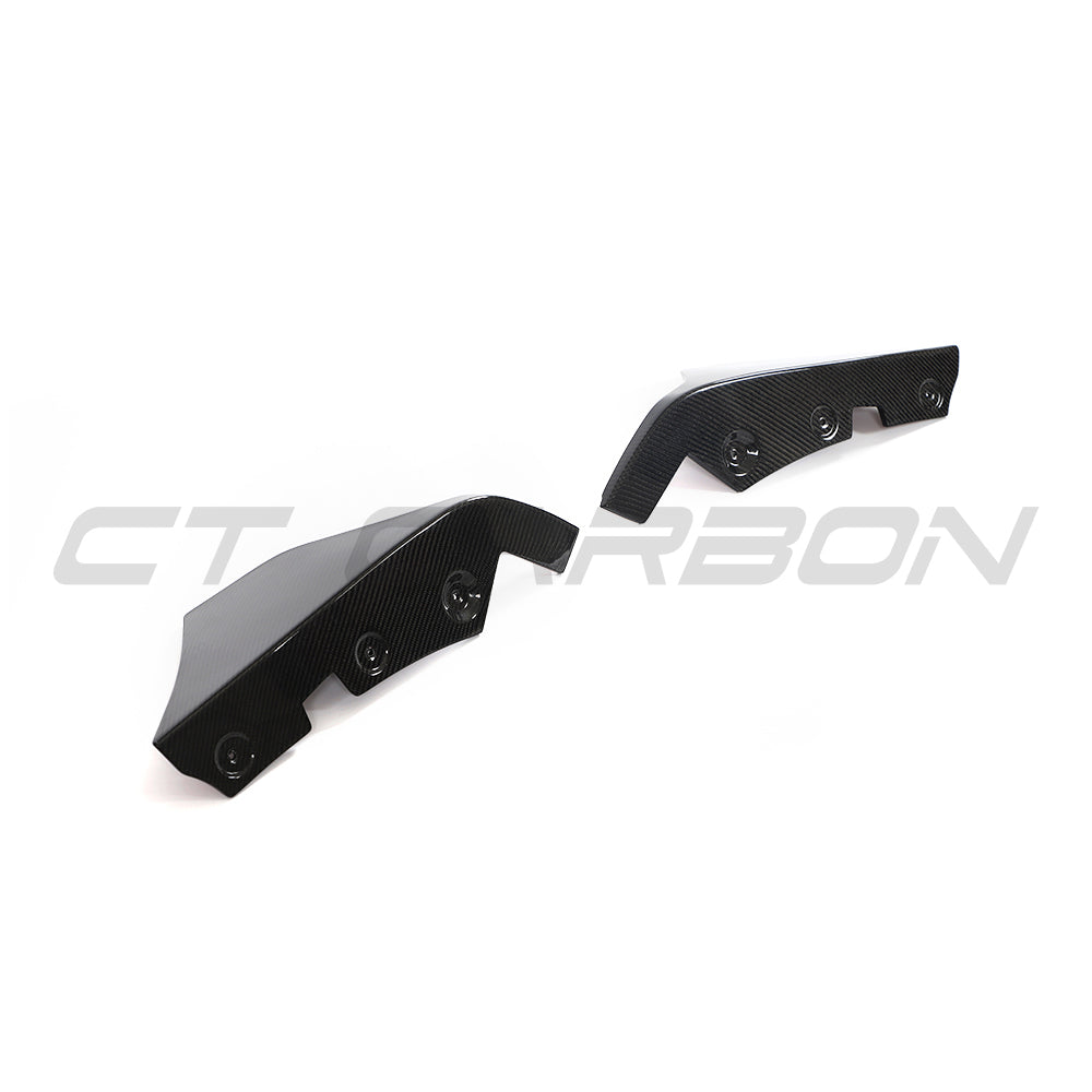 TOYOTA SUPRA 2019+ A90 CARBON FIBRE REAR BUMPER CORNERS