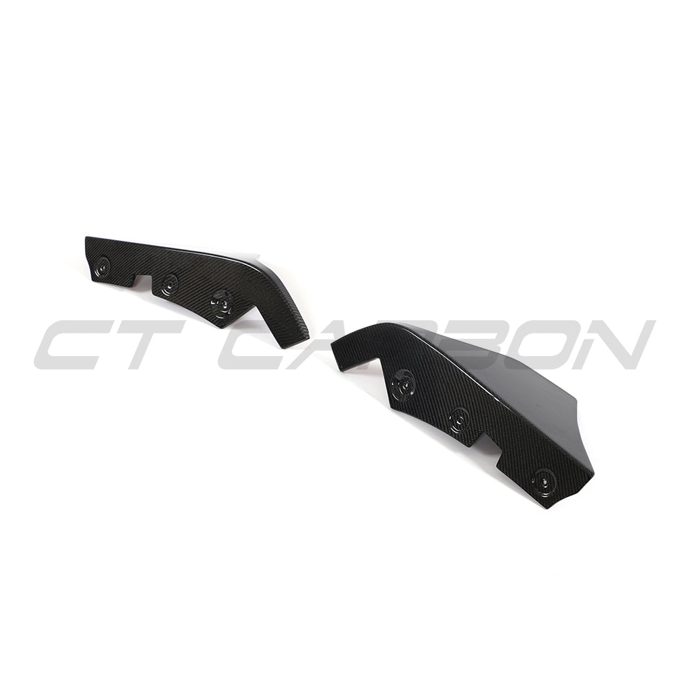 TOYOTA SUPRA 2019+ A90 CARBON FIBRE REAR BUMPER CORNERS