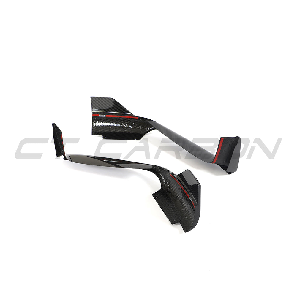 PORSCHE 992 CARRERA 2018-2024 CARBON FIBRE CORNER SPLITTERS