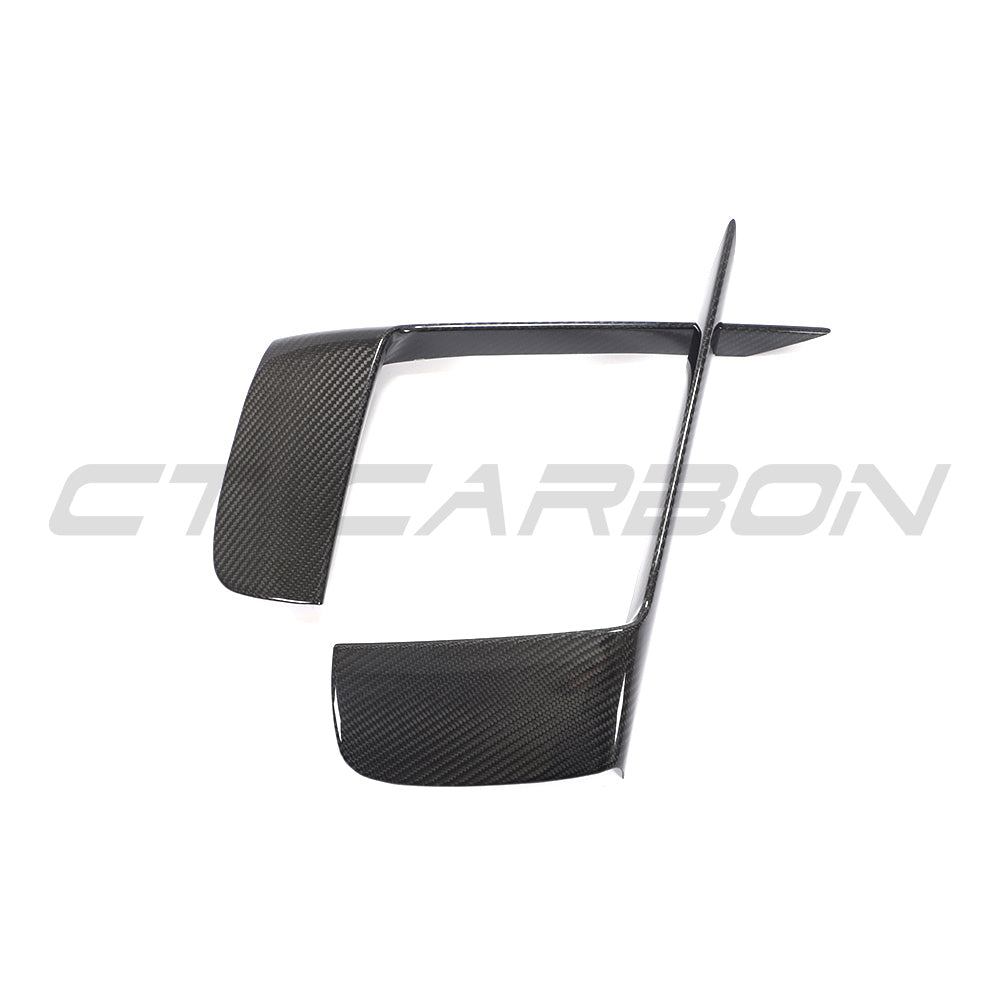 PORSCHE 911 991.2 GT3RS 2018-2020 CARBON FIBRE FRONT BUMPER TRIM COVERS