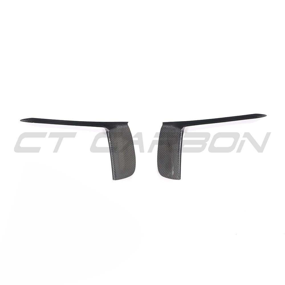 PORSCHE 911 991.2 GT3RS 2018-2020 CARBON FIBRE FRONT BUMPER TRIM COVERS