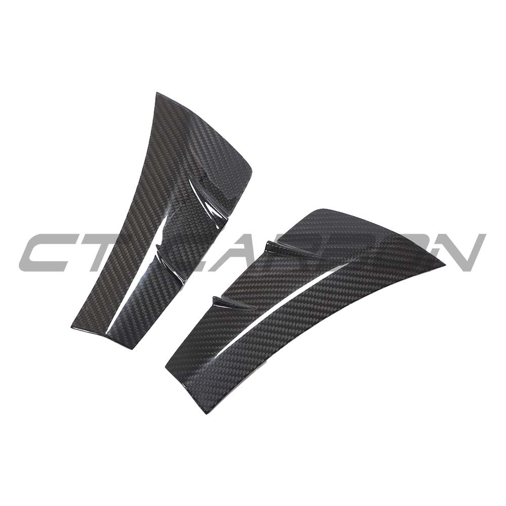 MERCEDES C-CLASS & C43 2019-2021 CARBON FIBRE FRONT BUMPER VENT TRIMS