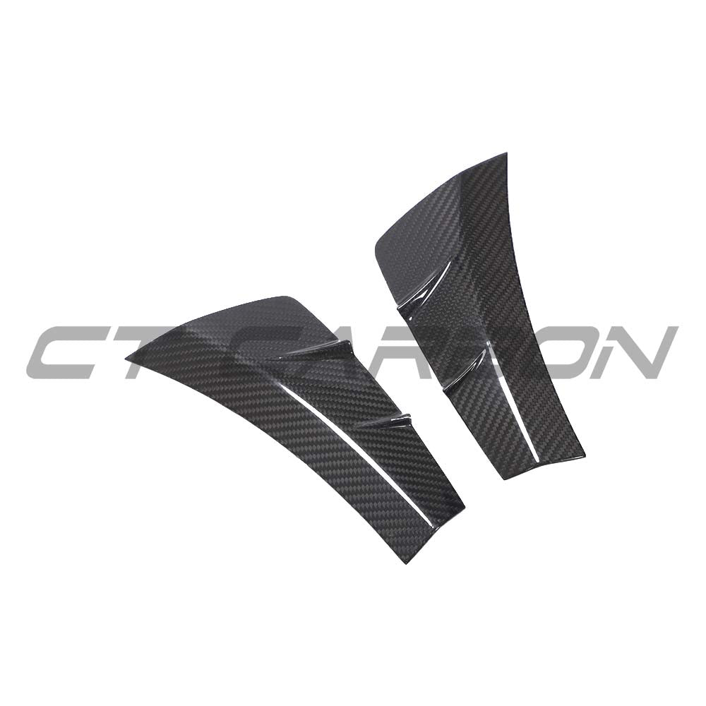 MERCEDES C-CLASS & C43 2019-2021 CARBON FIBRE FRONT BUMPER VENT TRIMS