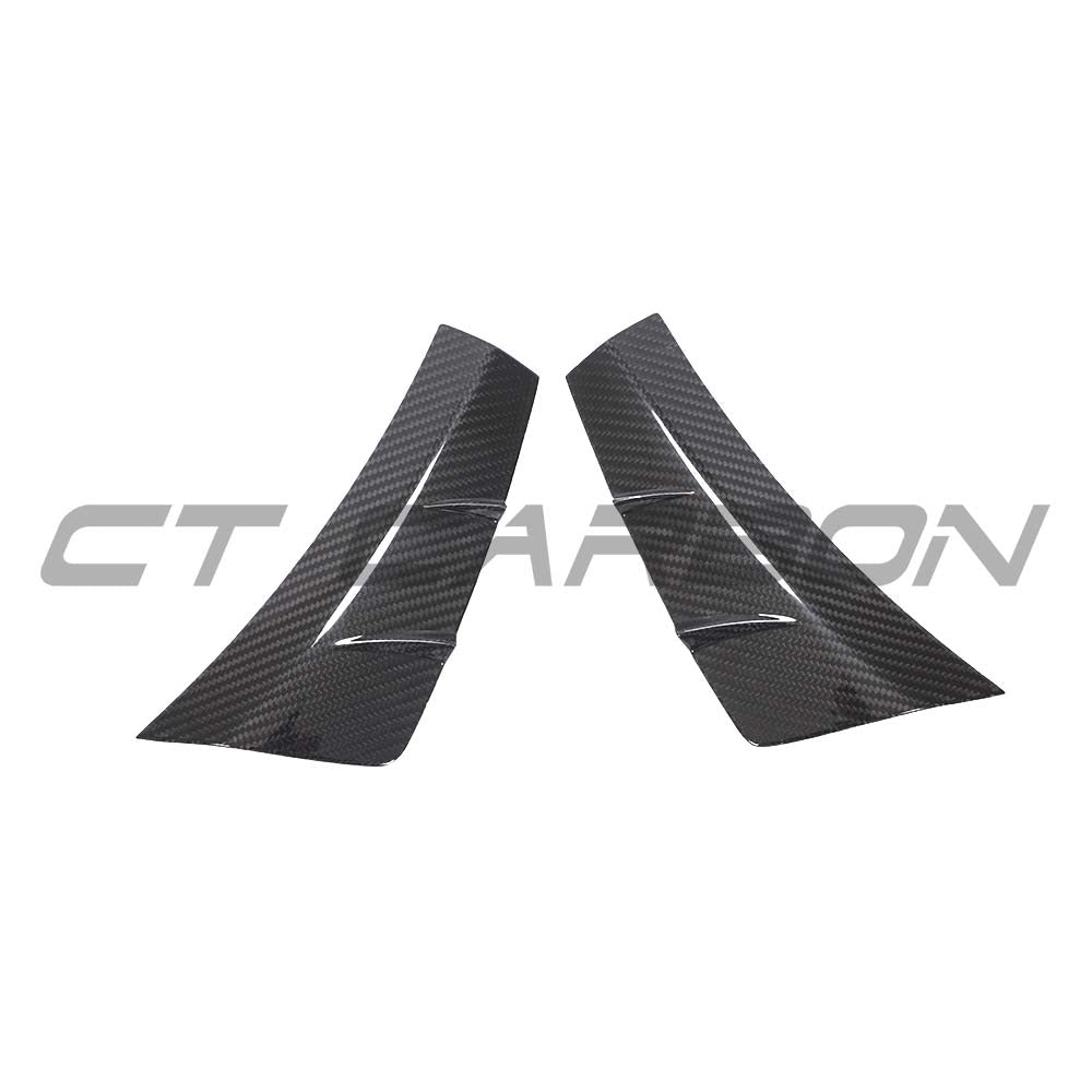 MERCEDES C-CLASS & C43 2019-2021 CARBON FIBRE FRONT BUMPER VENT TRIMS