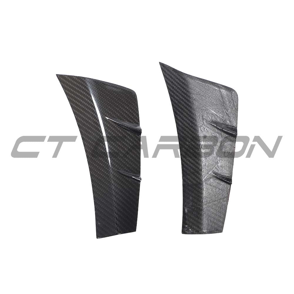 MERCEDES C-CLASS & C43 2019-2021 CARBON FIBRE FRONT BUMPER VENT TRIMS