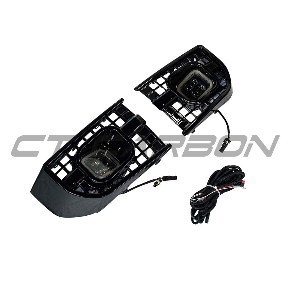 DEFENDER 90/110/130 L663 2020+ GLOSS BLACK FOG LIGHTS