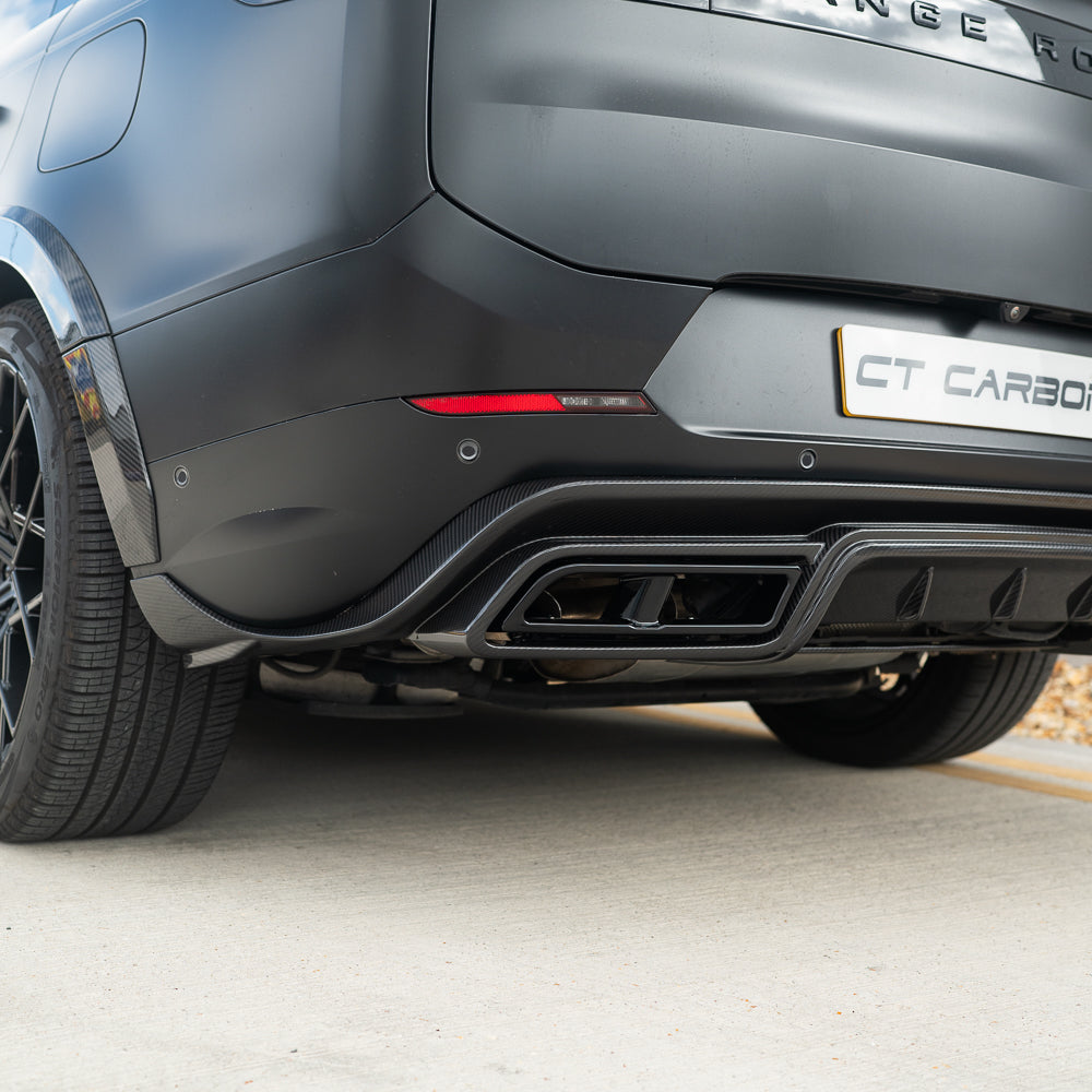 RANGE ROVER SPORT L461 2023+ CARBON FIBRE DIFFUSER AND TIPS - CT DESIGN
