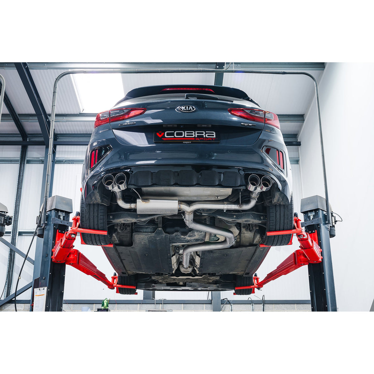 KIA Ceed GT (18-21 GPF Models) Valved Quad Exit GPF Back Performance Exhaust