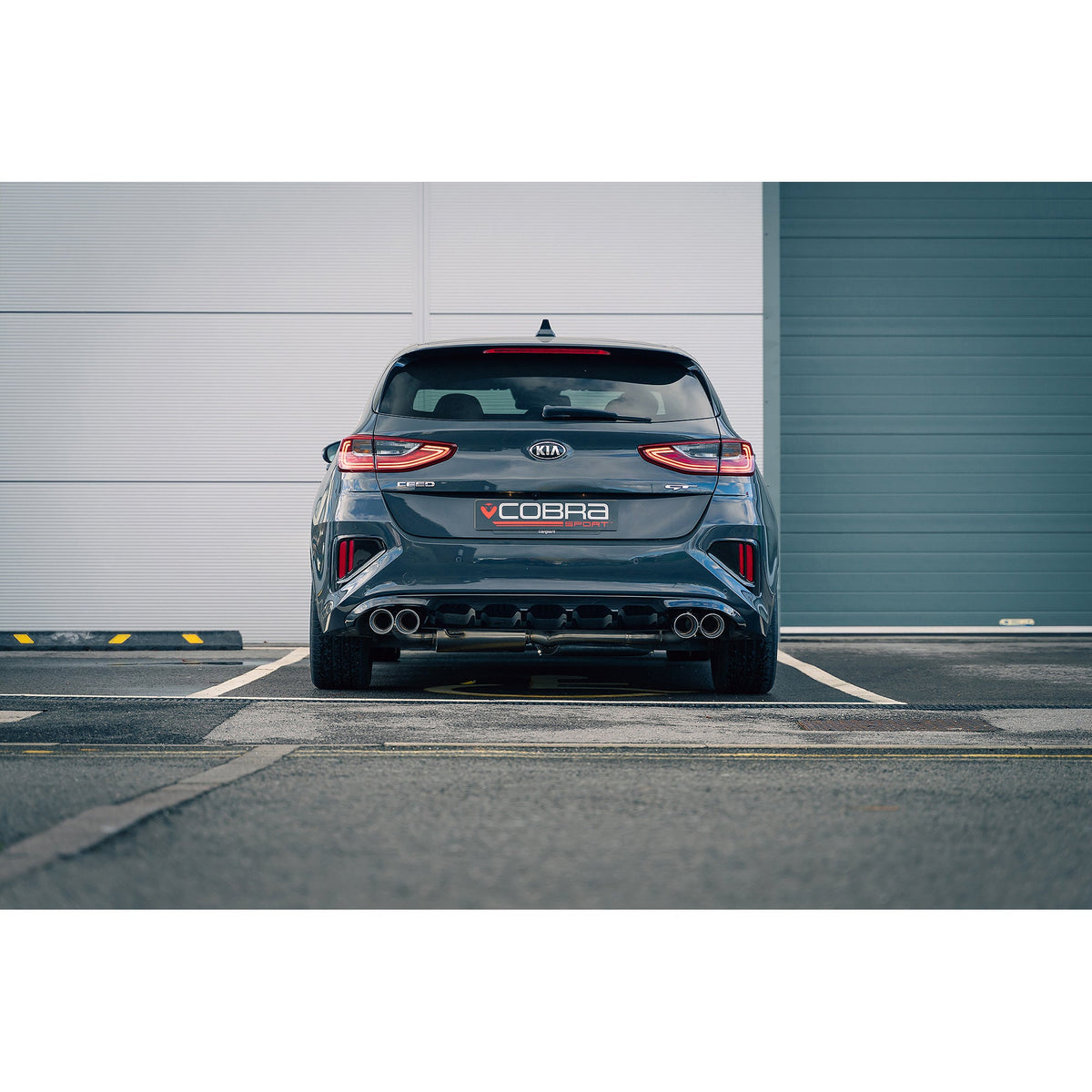 KIA Ceed GT (18-21 GPF Models) Valved Quad Exit GPF Back Performance Exhaust