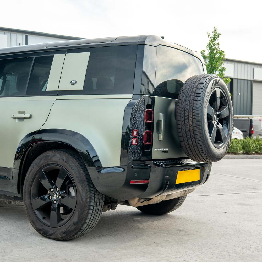 LAND ROVER DEFENDER L663 110 GLOSS BLACK ANTI SCRATCH TRIM SET