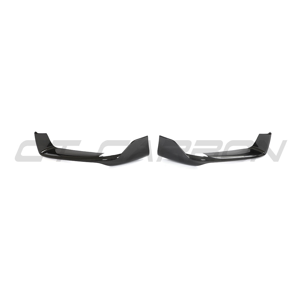 PORSCHE 992 CARRERA 2018-2024 CARBON FIBRE CORNER SPLITTERS