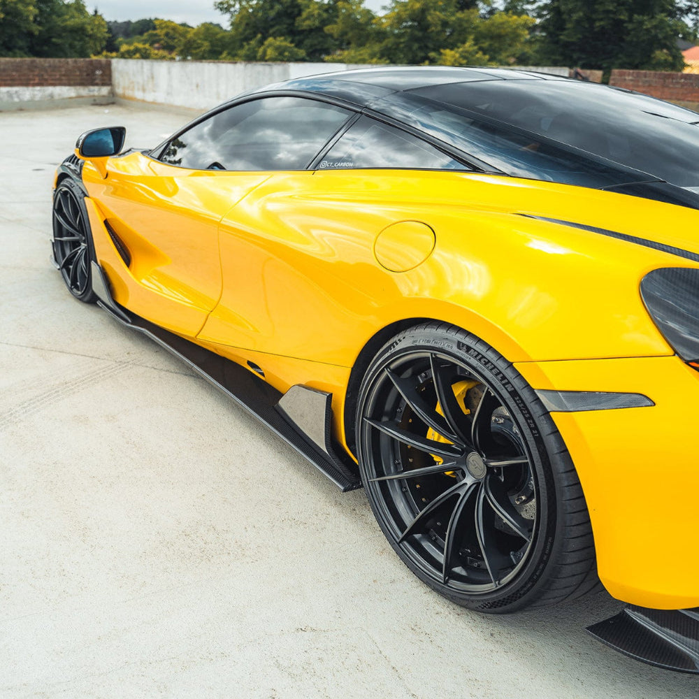 MCLAREN 720S CARBON FIBRE SIDE SKIRTS - CT DESIGN