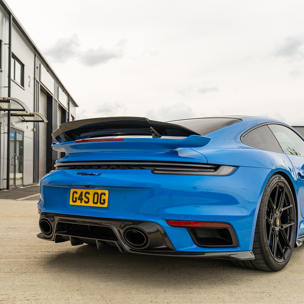 PORSCHE 911 (992) TURBO S 2020+ CARBON FIBRE SPOILER - CT DESIGN