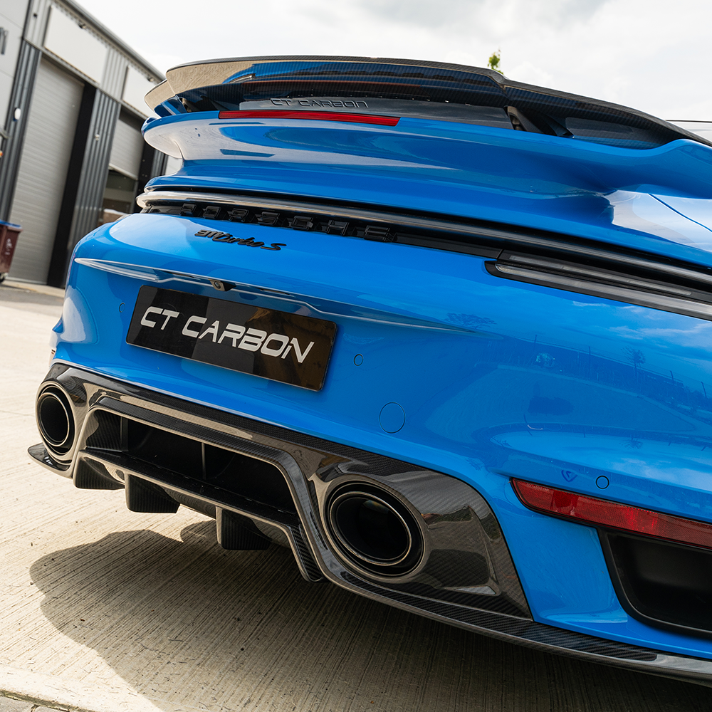 PORSCHE 911 (992) TURBO S 2020+ CARBON FIBRE SPOILER - CT DESIGN