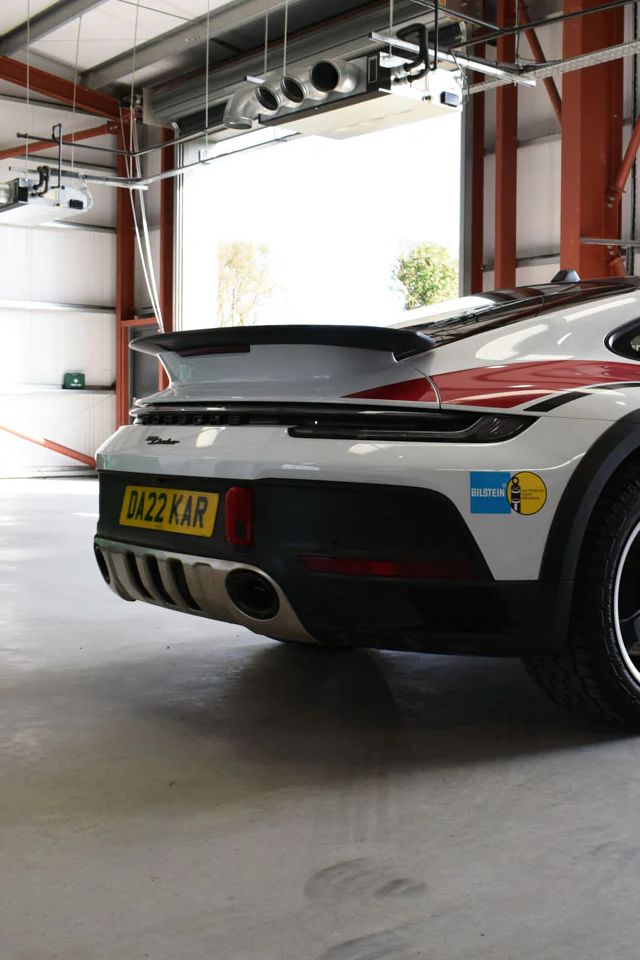 Porsche 911 992 Dakar Quicksilver Titan Sport Exhaust With Sound Architect