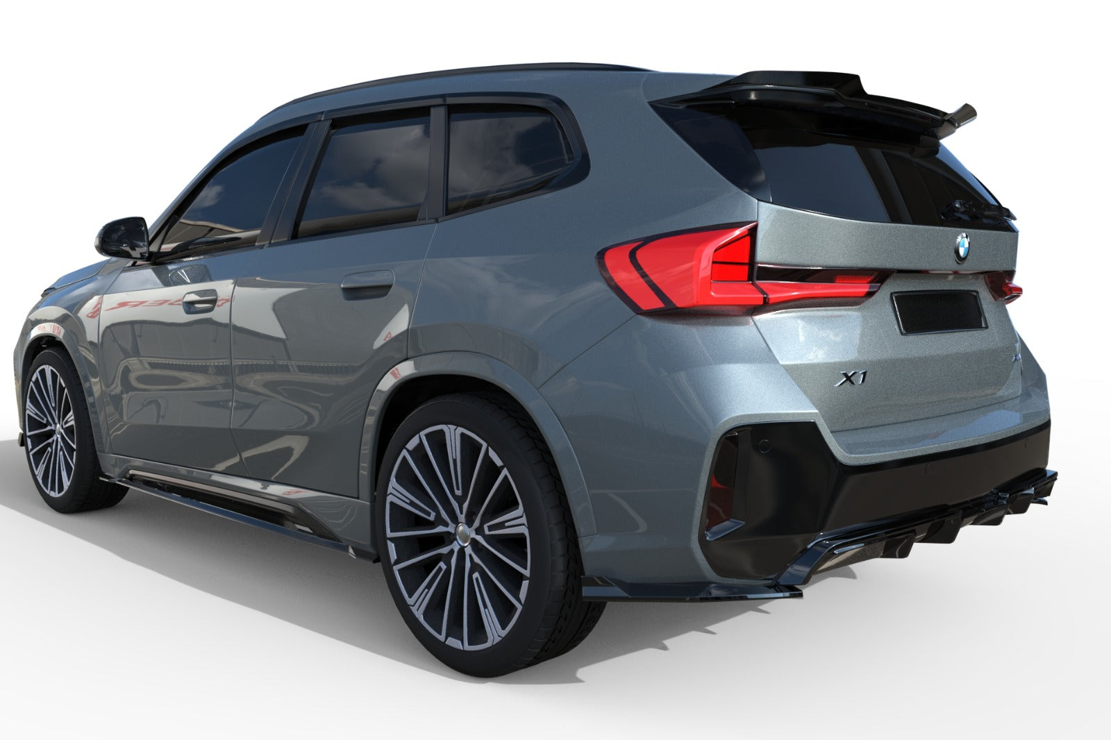 APEX BMW U11 X1 Rear Side Splitter