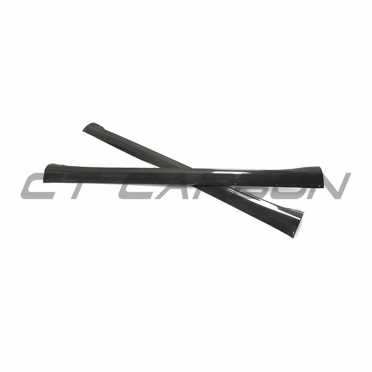 TESLA MODEL Y MK1 2020-2025 CARBON FIBRE SIDE SKIRTS