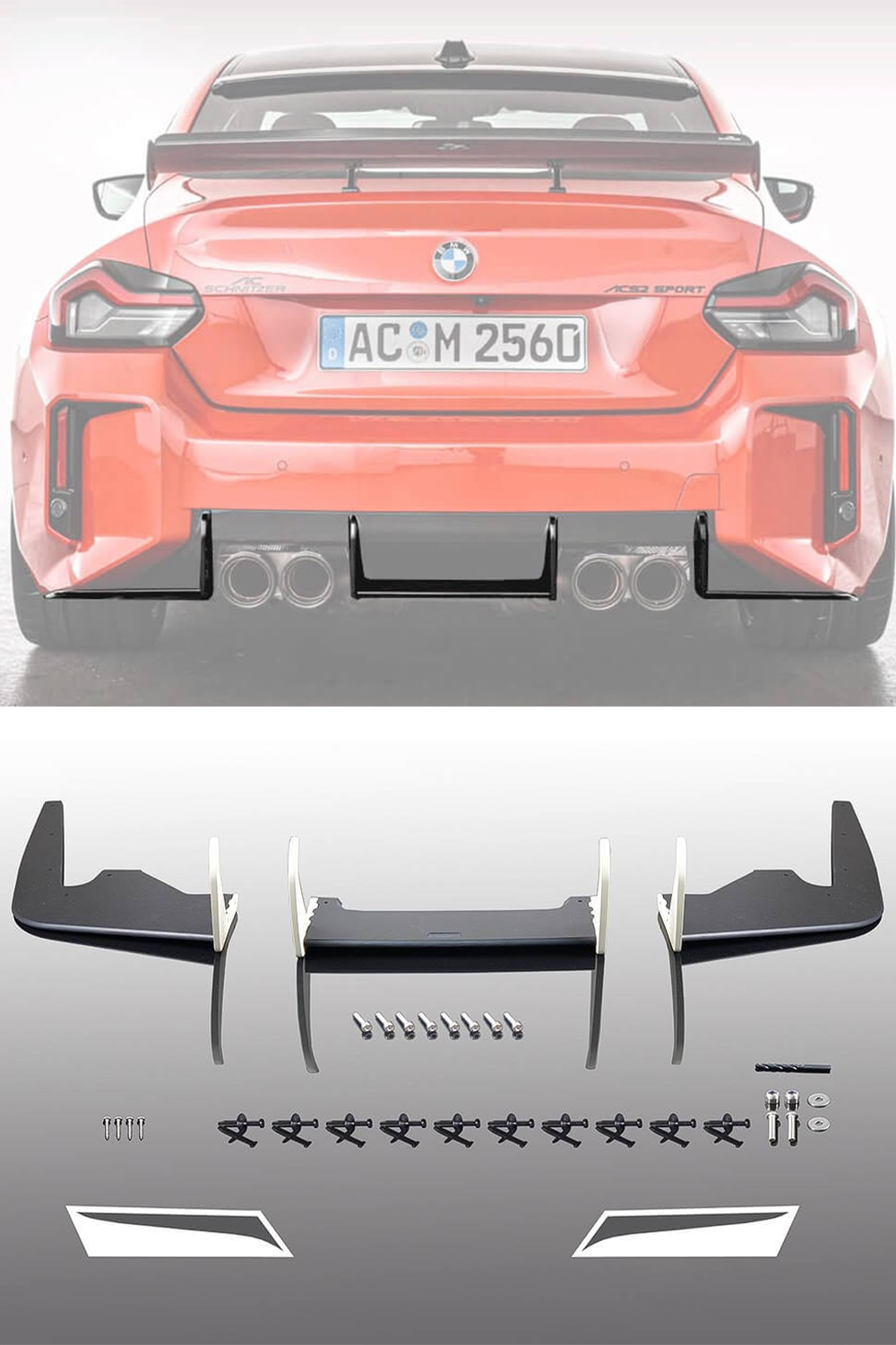 BMW M2 G87 AC Schnitzer Rear Diffuser
