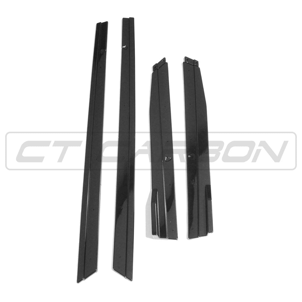 VOLKSWAGEN GOLF R/GTD/GTI MK7/7.5 2014-2020 GLOSS BLACK SIDE SKIRTS