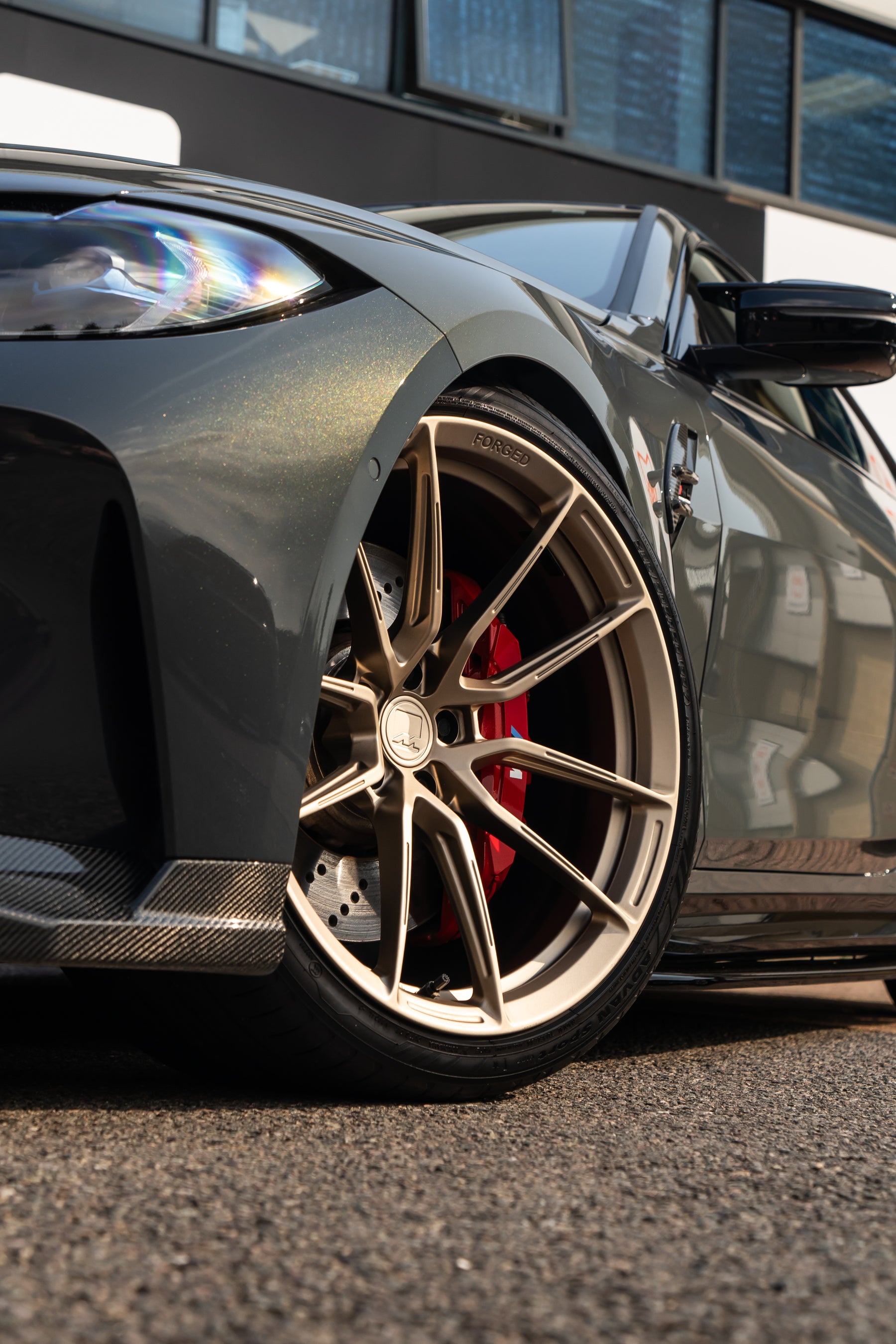 M4 G82 M-W4 20 / 21" Neodyme Gold Forged Wheels