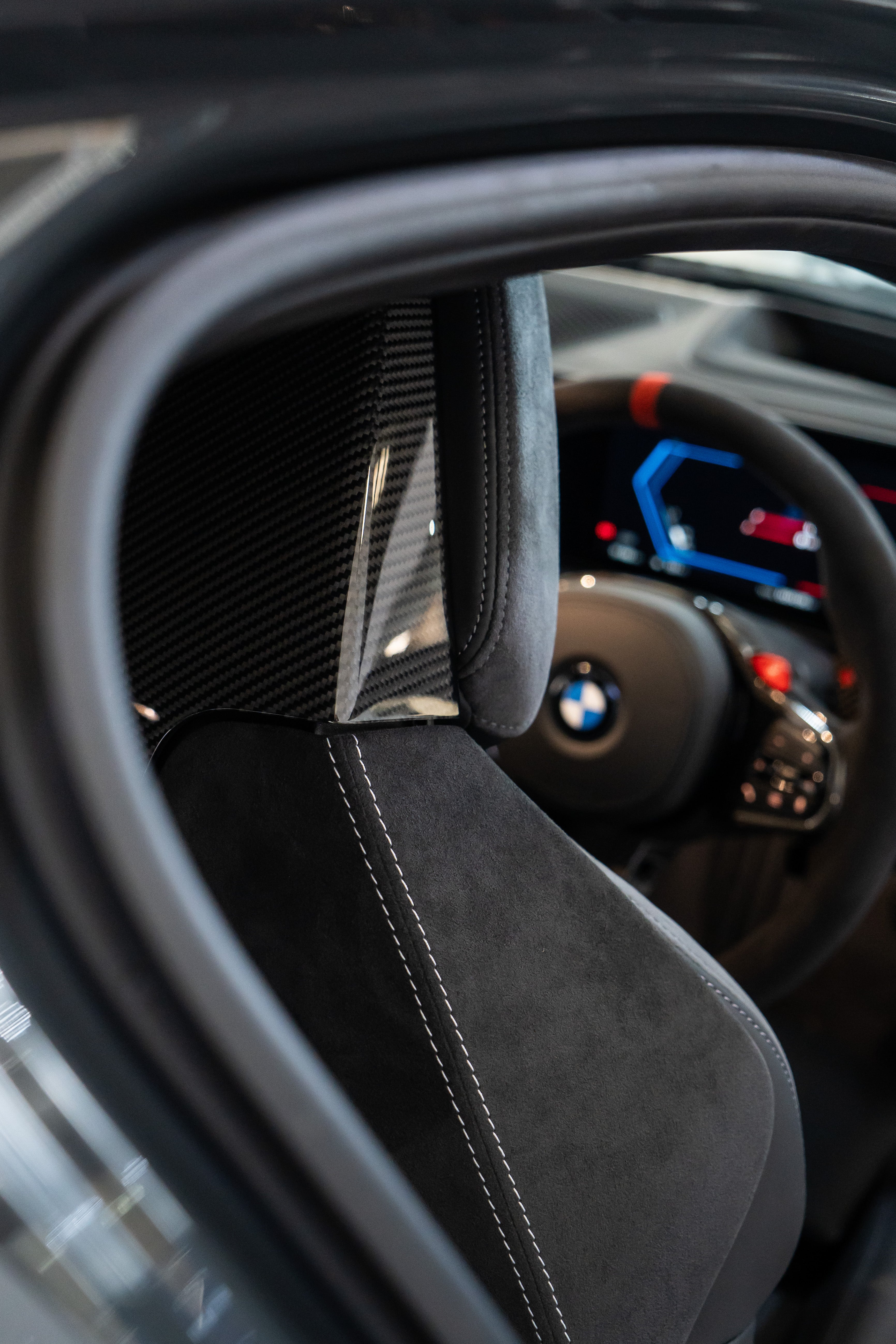 BMW G80/G81 M3 M Performance Satin Carbon Seat Backs
